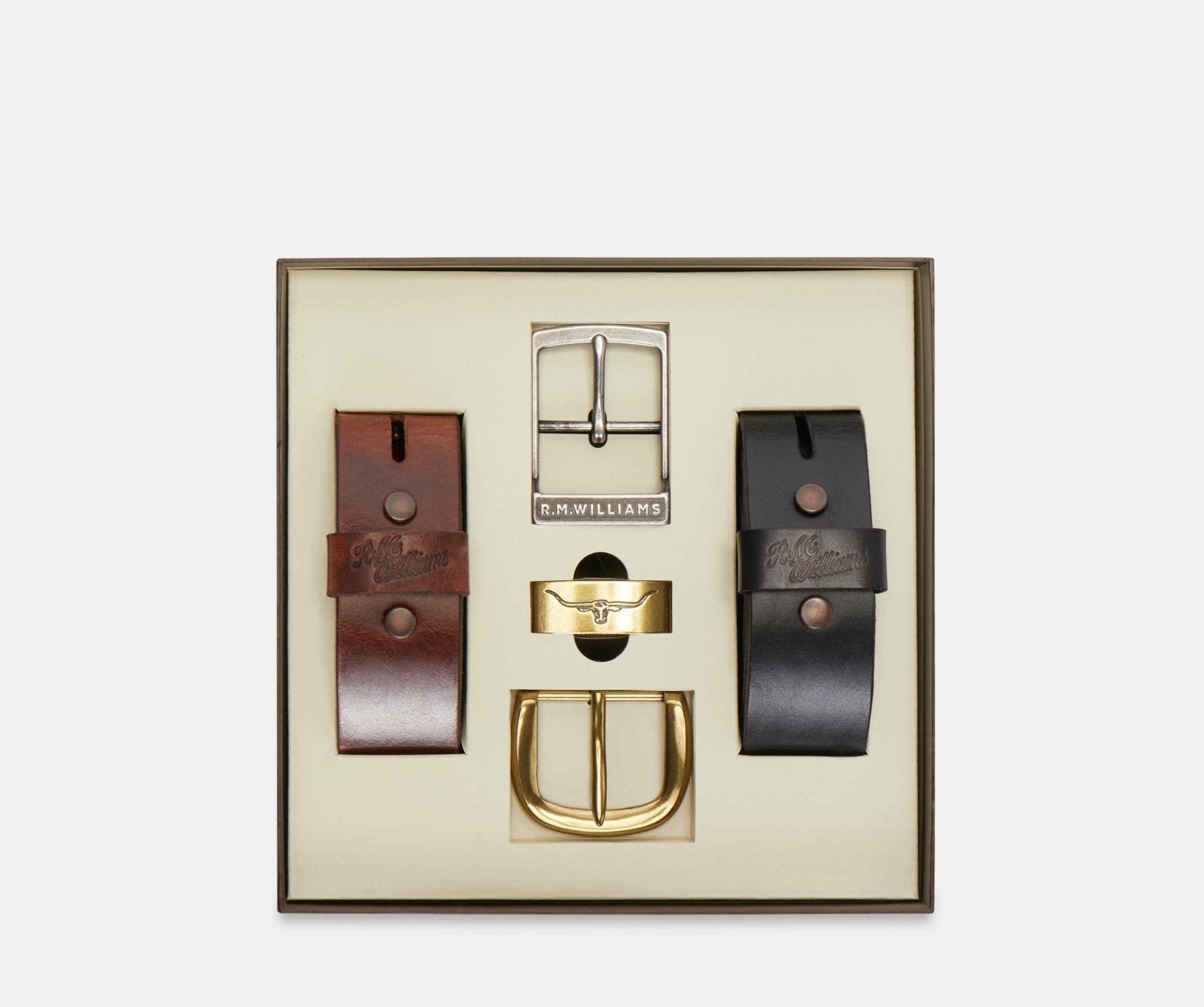 R.m. Williams Rmw 1 1/2 Belt Gift Set
