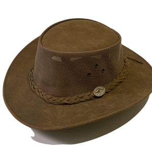 Barmah Hats  Bushie Suede Cooler