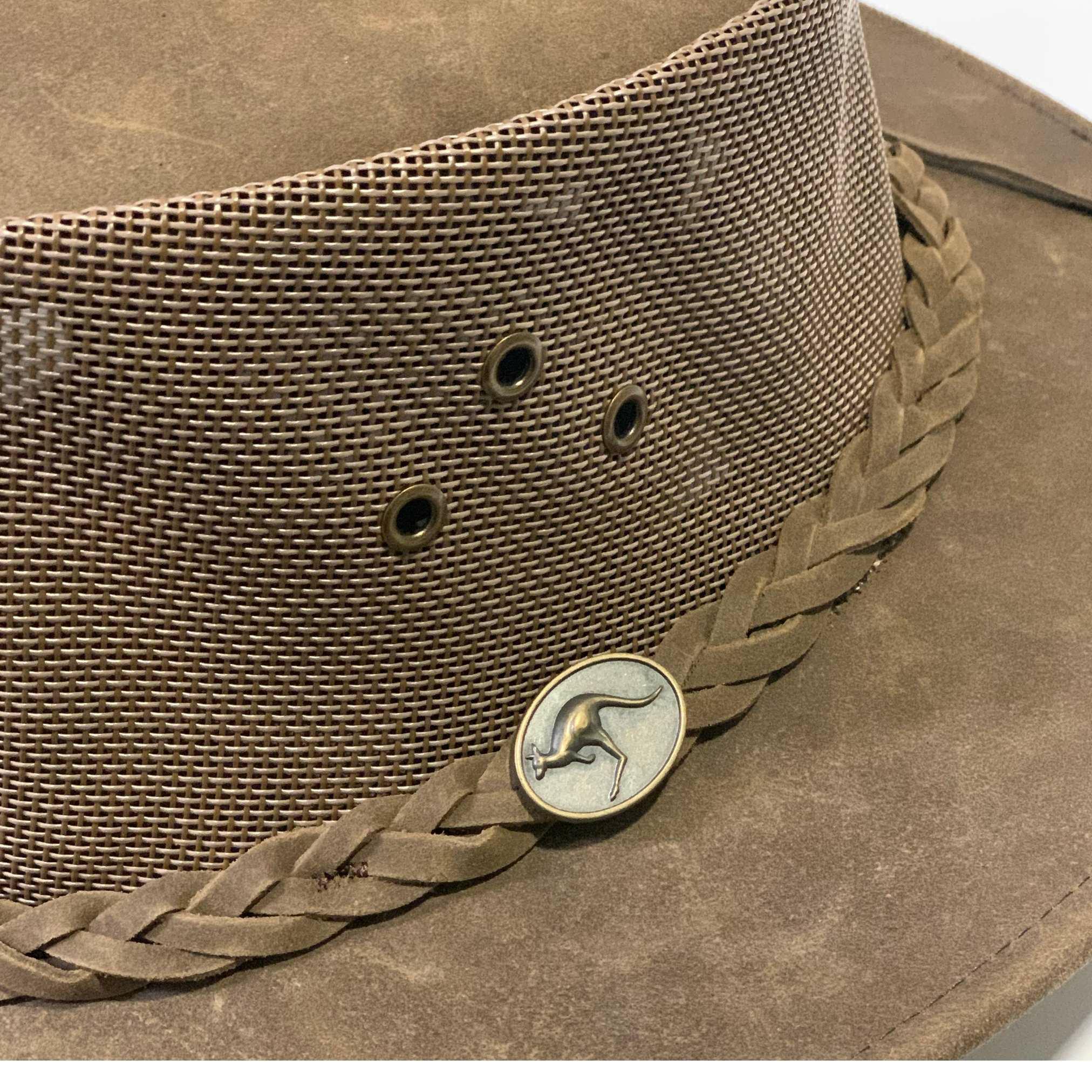 Barmah Hats  Bushie Suede Cooler