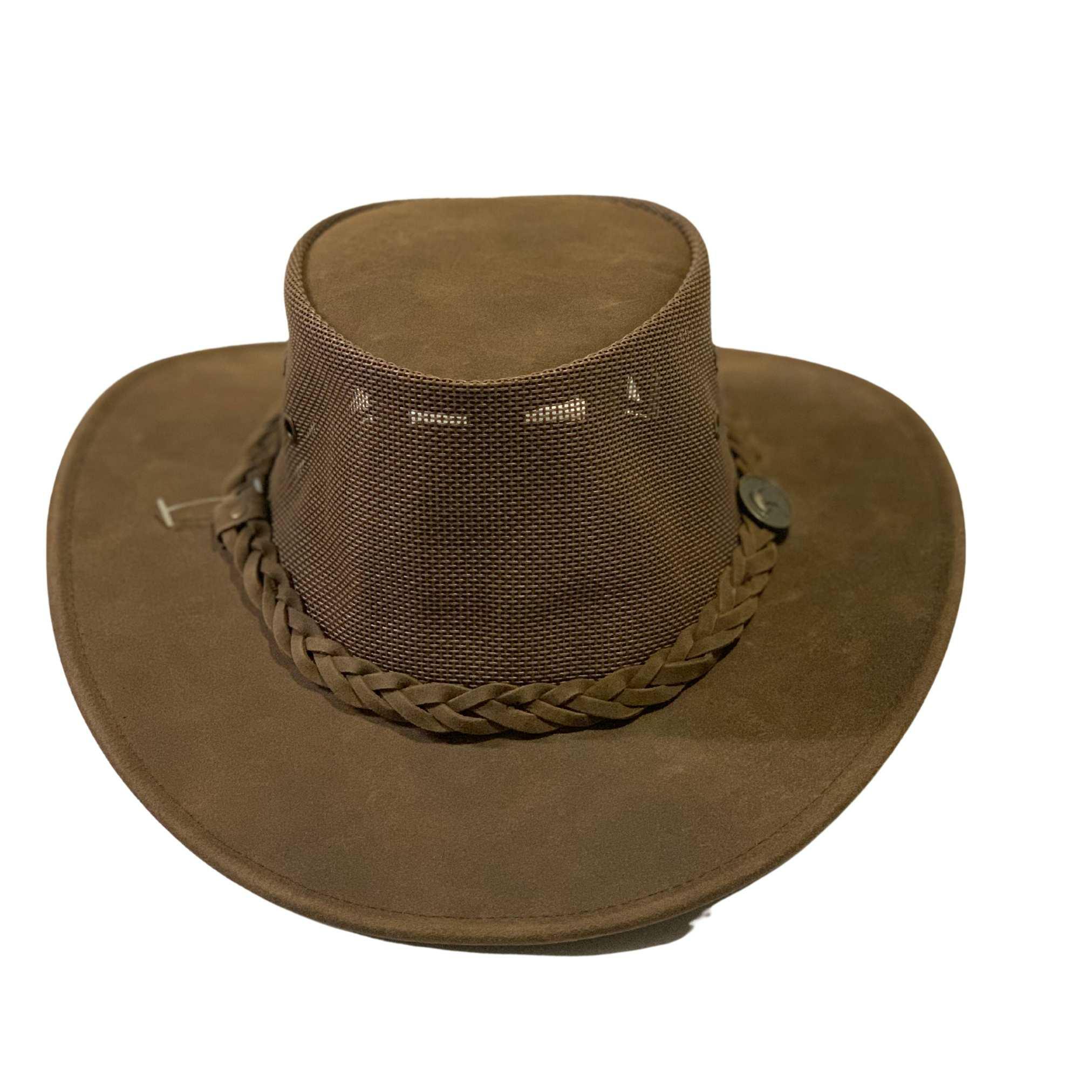 Barmah Hats  Bushie Suede Cooler