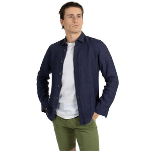 James Harper Linen L/S Shirt