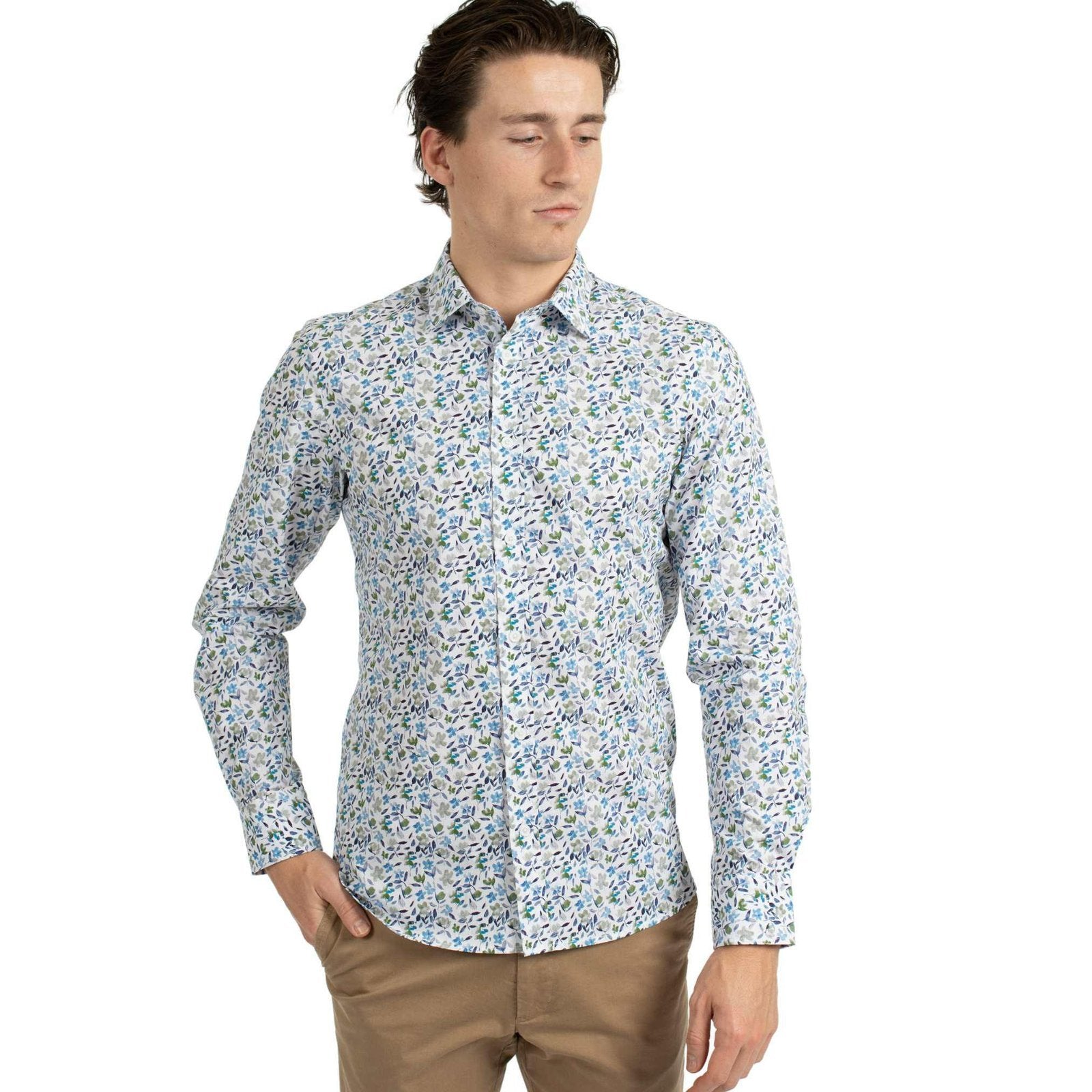 James Harper Linen L/S Shirt