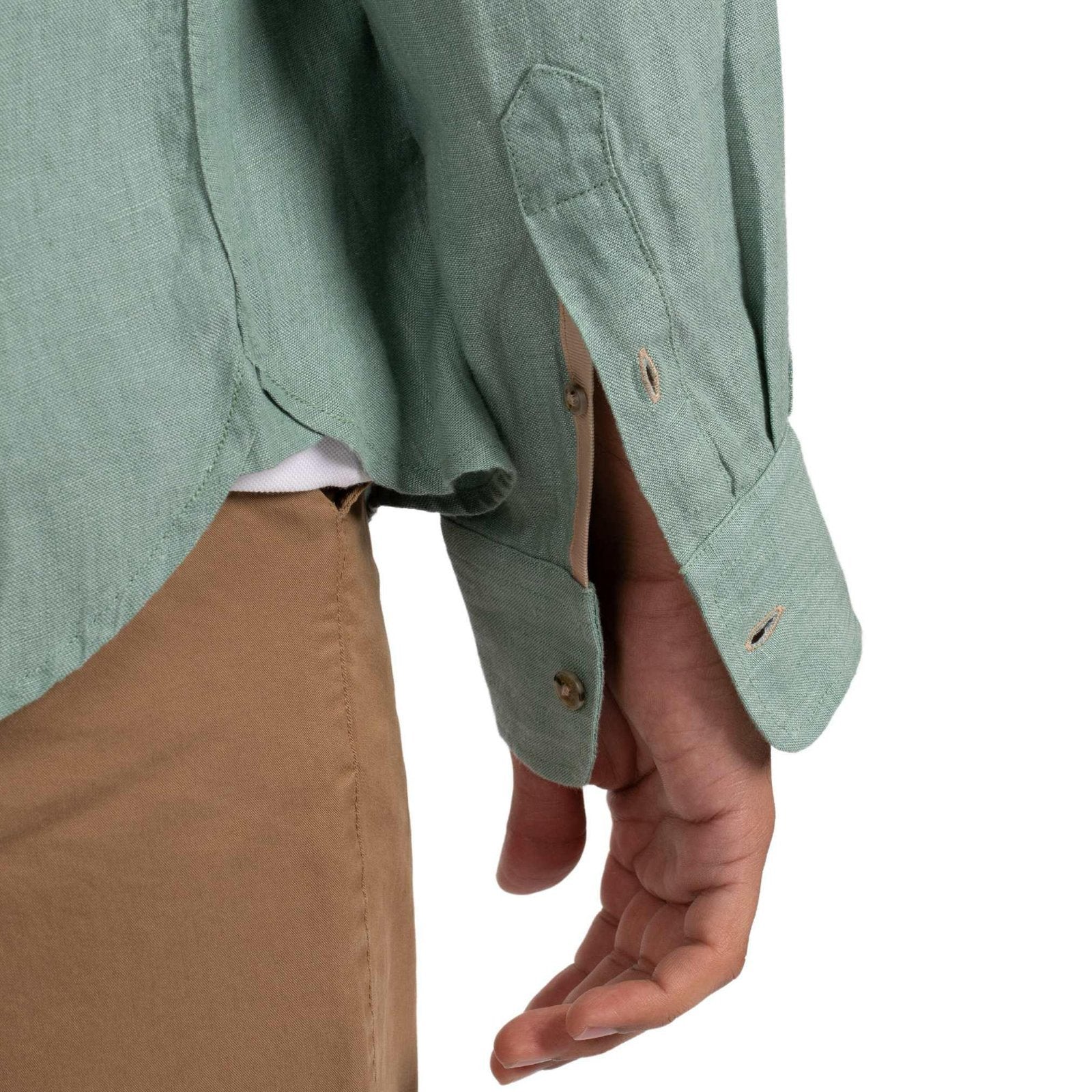 James Harper Linen L/S Shirt