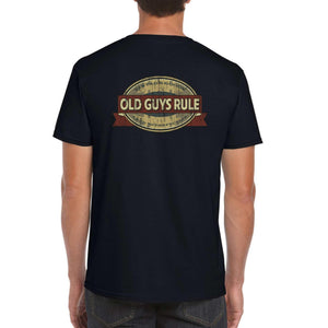 OLD GUYS RULE T SHIRT  Oak Cask Oval