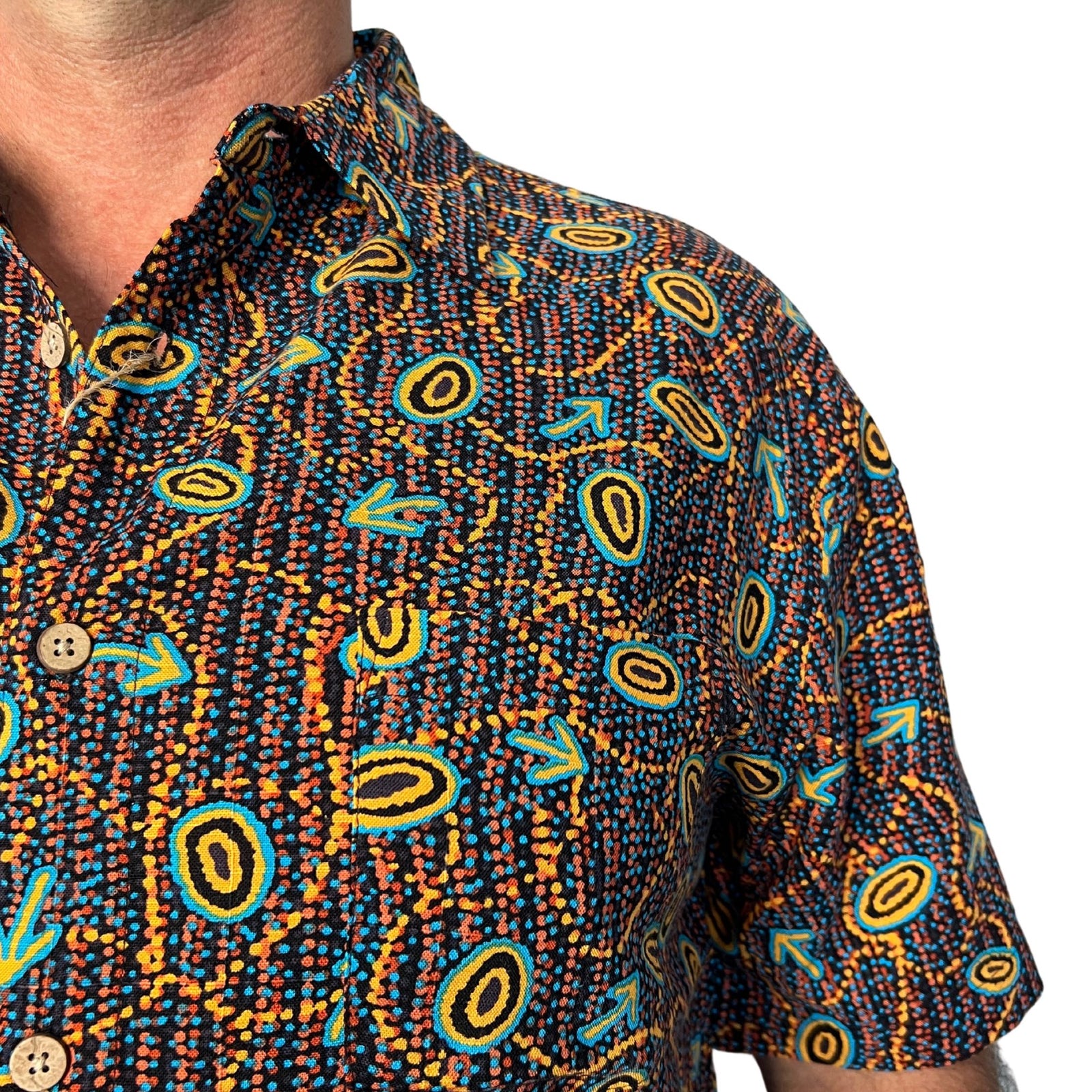 Kingston Grange Bamboo Yankirri Jukurrpa Shirt