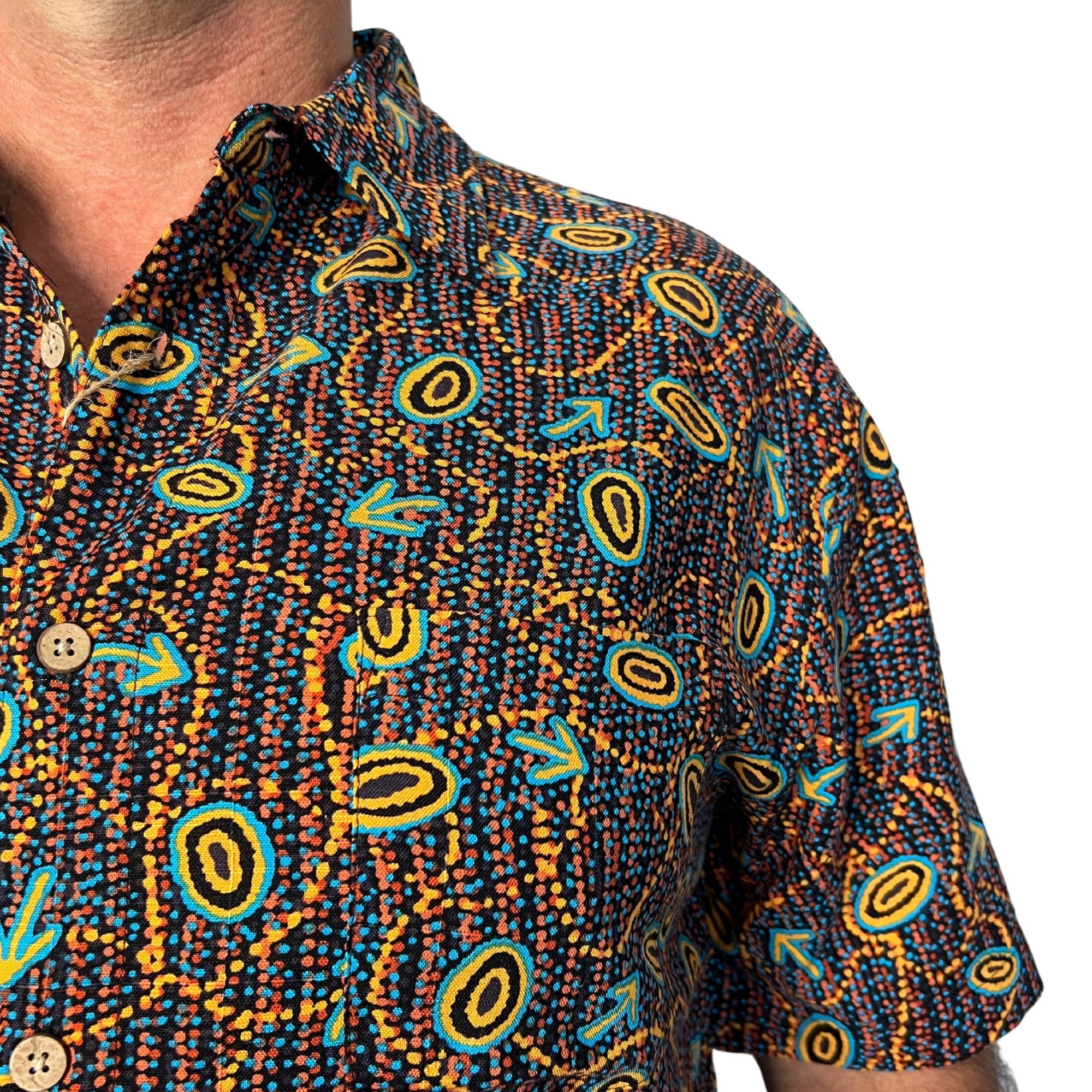 Kingston Grange Bamboo Yankirri Jukurrpa Shirt