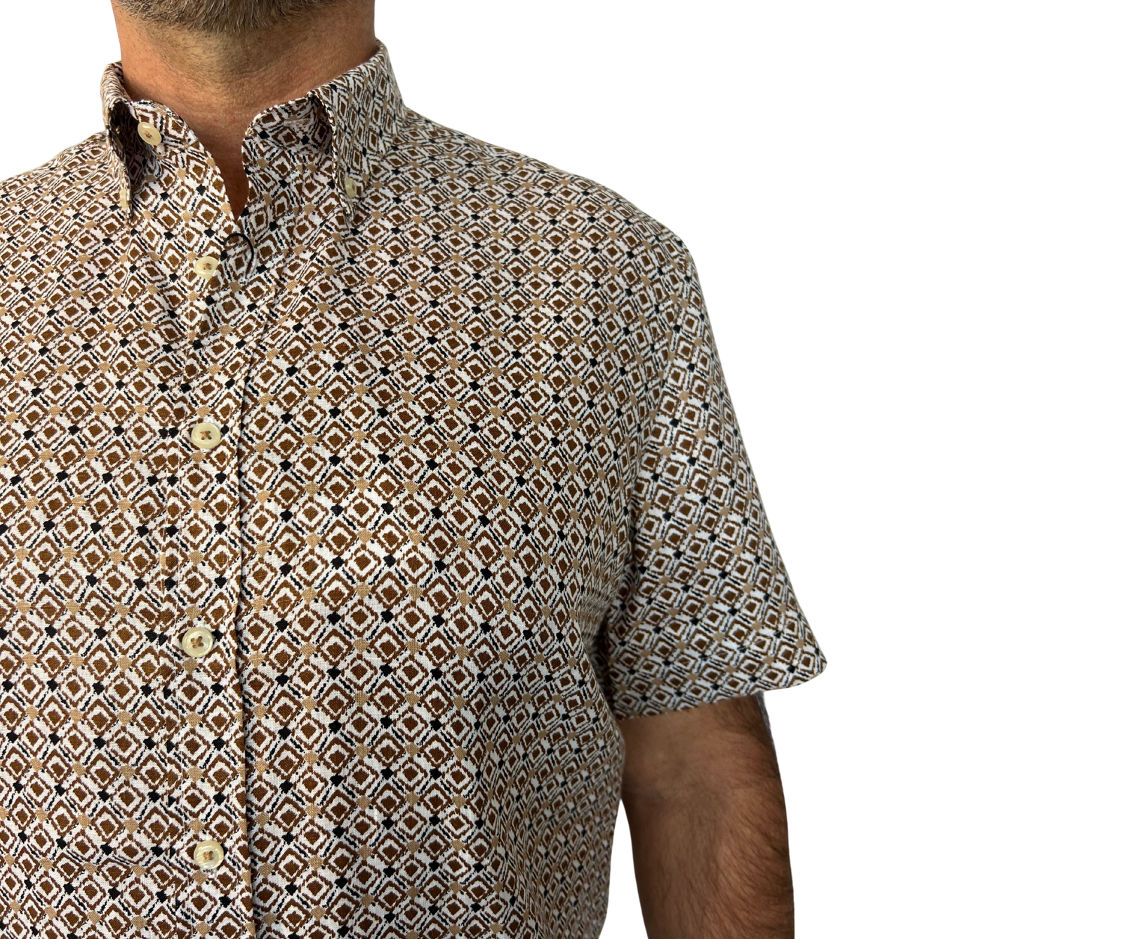 Bugatti B/D Linen S/S Shirt