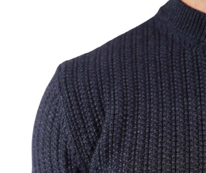 James Harper Chunky Rib Crew Knit