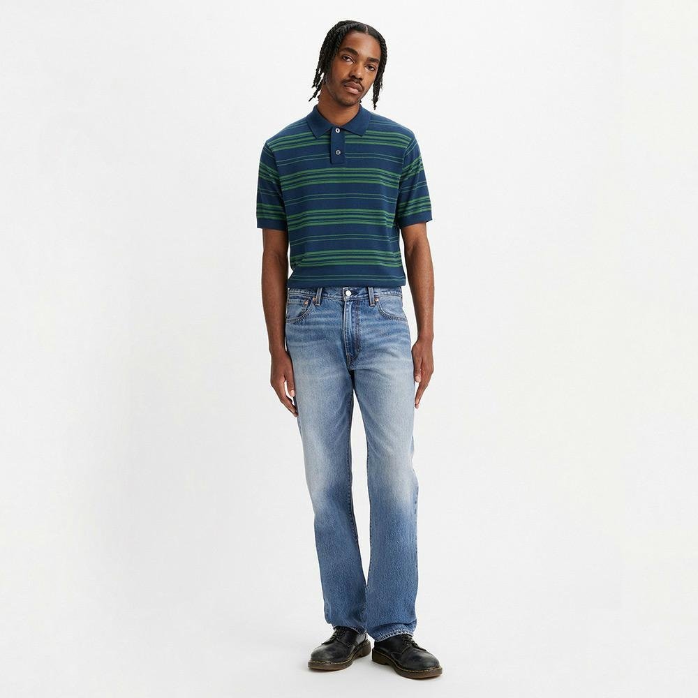 Levis 555 Relaxed Straight Jeans - Indigo Champion