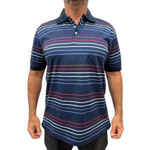 Back Bay Merc Ctn Stripe Polo