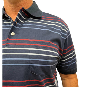 Back Bay Merc Ctn Stripe Polo