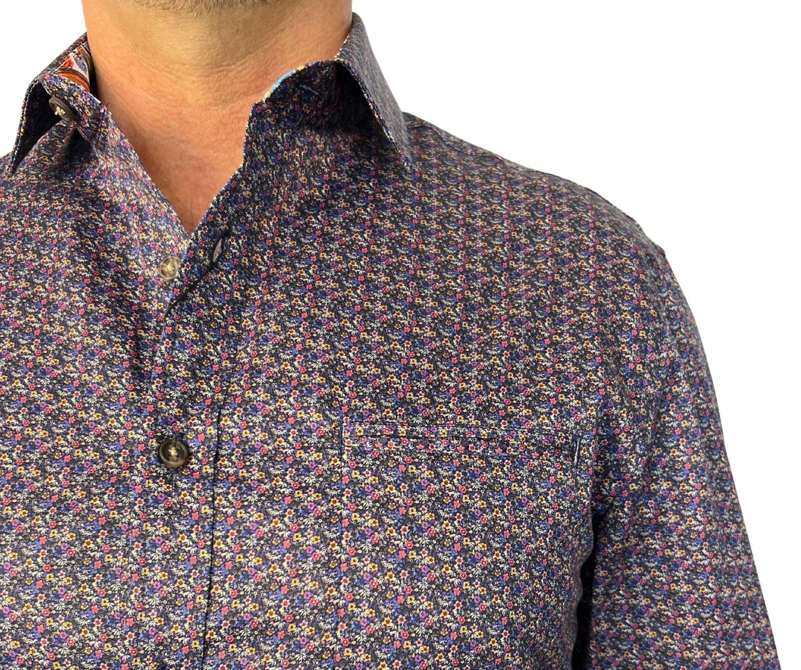 Berlin  Barcelona Satin L/Sleeve Shirt