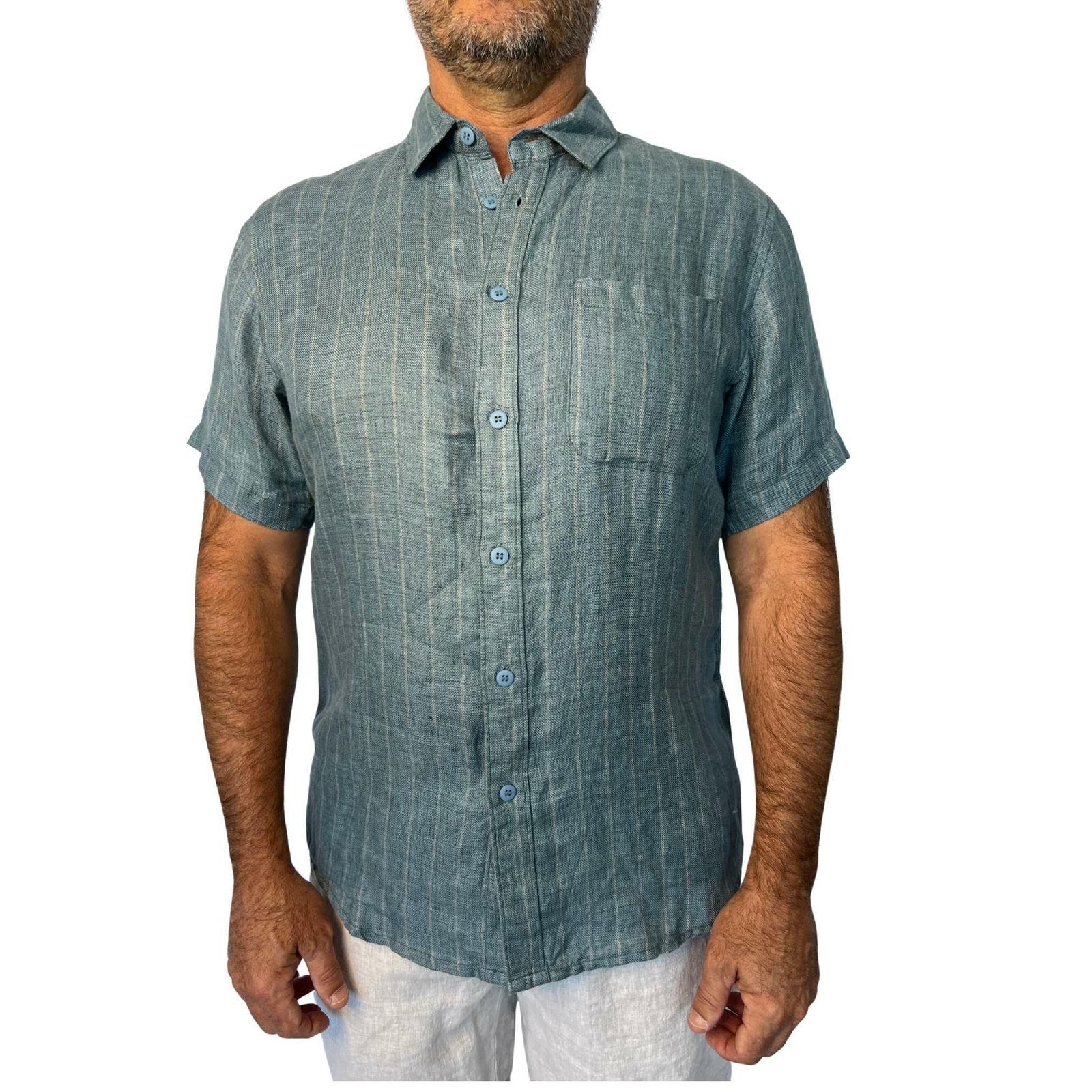 Braintree Hemp Stripe S/S Shirt