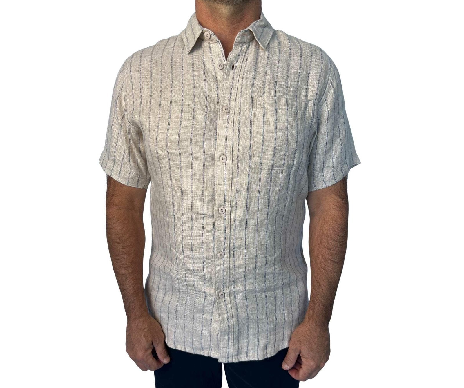 Braintree Hemp Stripe S/S Shirt