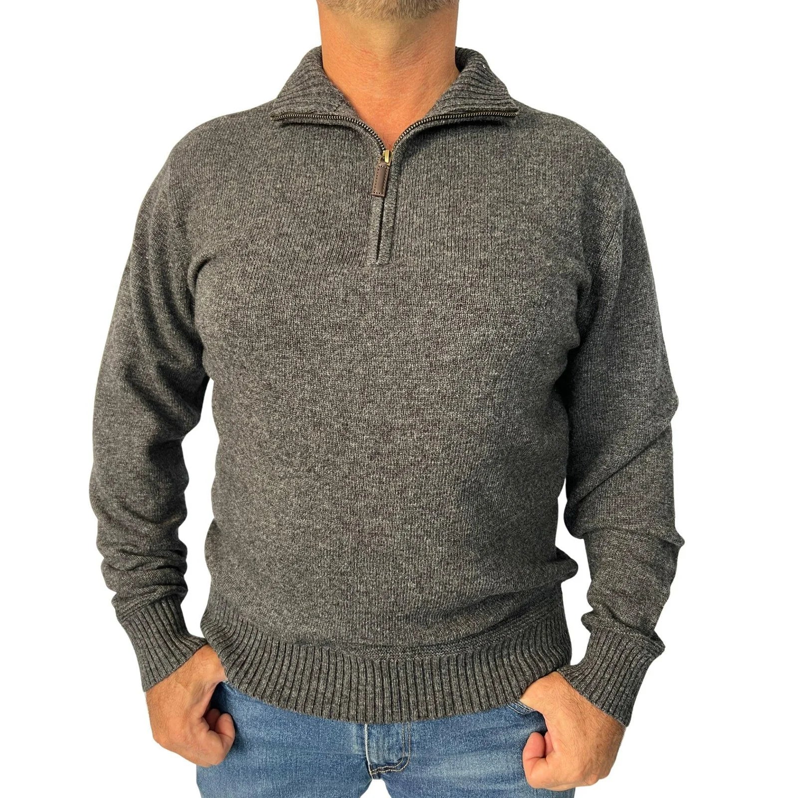 Bridgeport Club  Knitted Half Zip Top