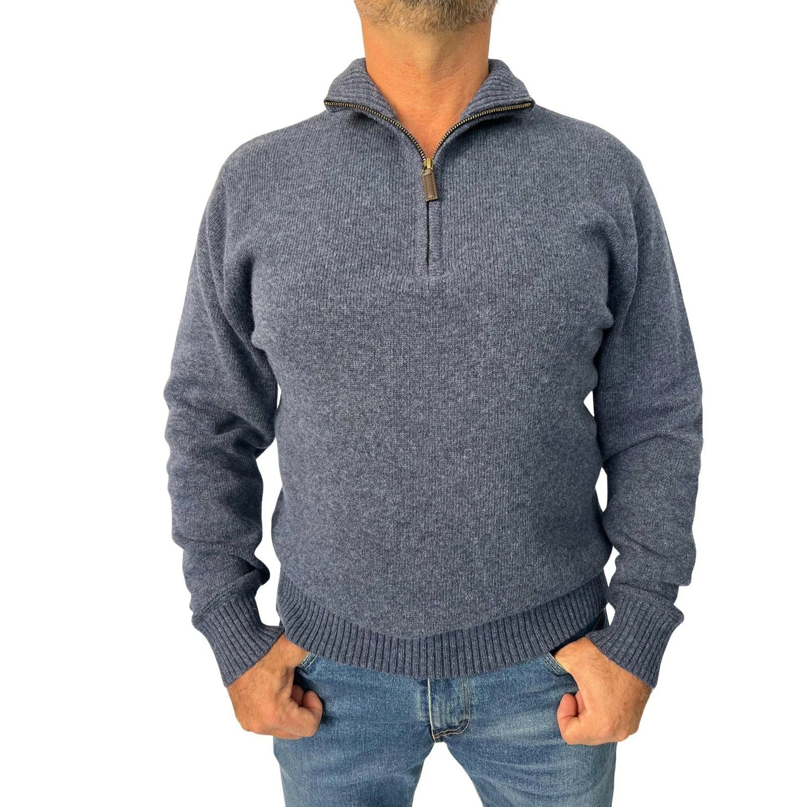 Bridgeport Club  Knitted Half Zip Top