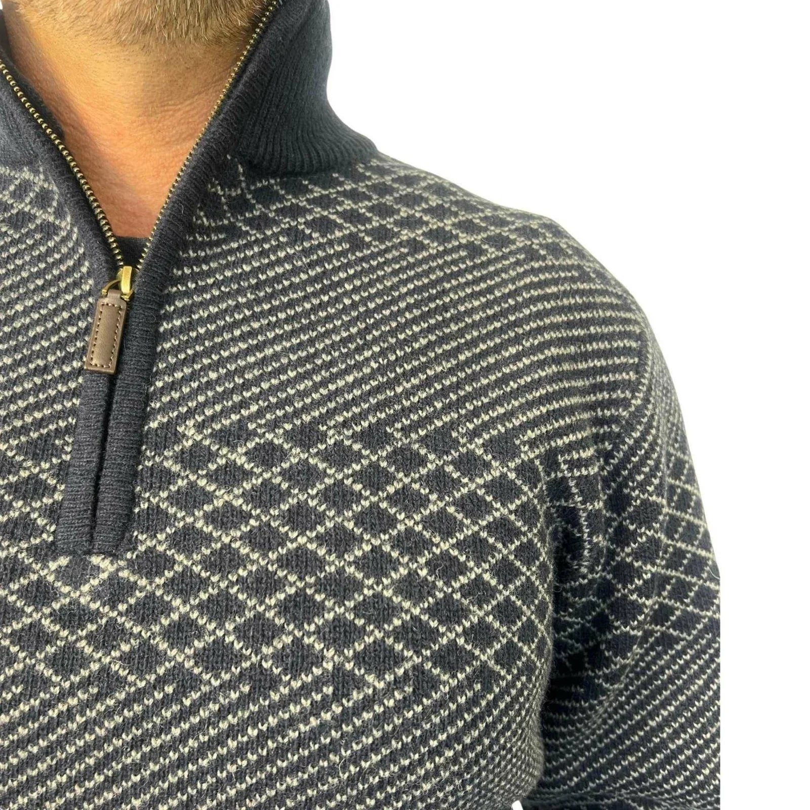 Bridgeport Club Knitted 1/2 Zip Top