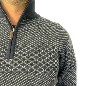 Bridgeport Club Knitted 1/2 Zip Top