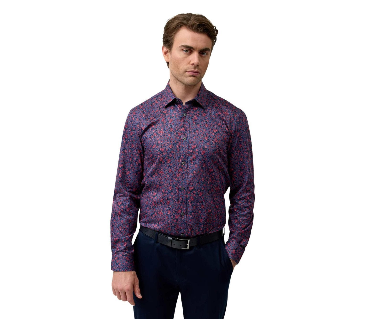 Brooksfield Premium Print Shirt