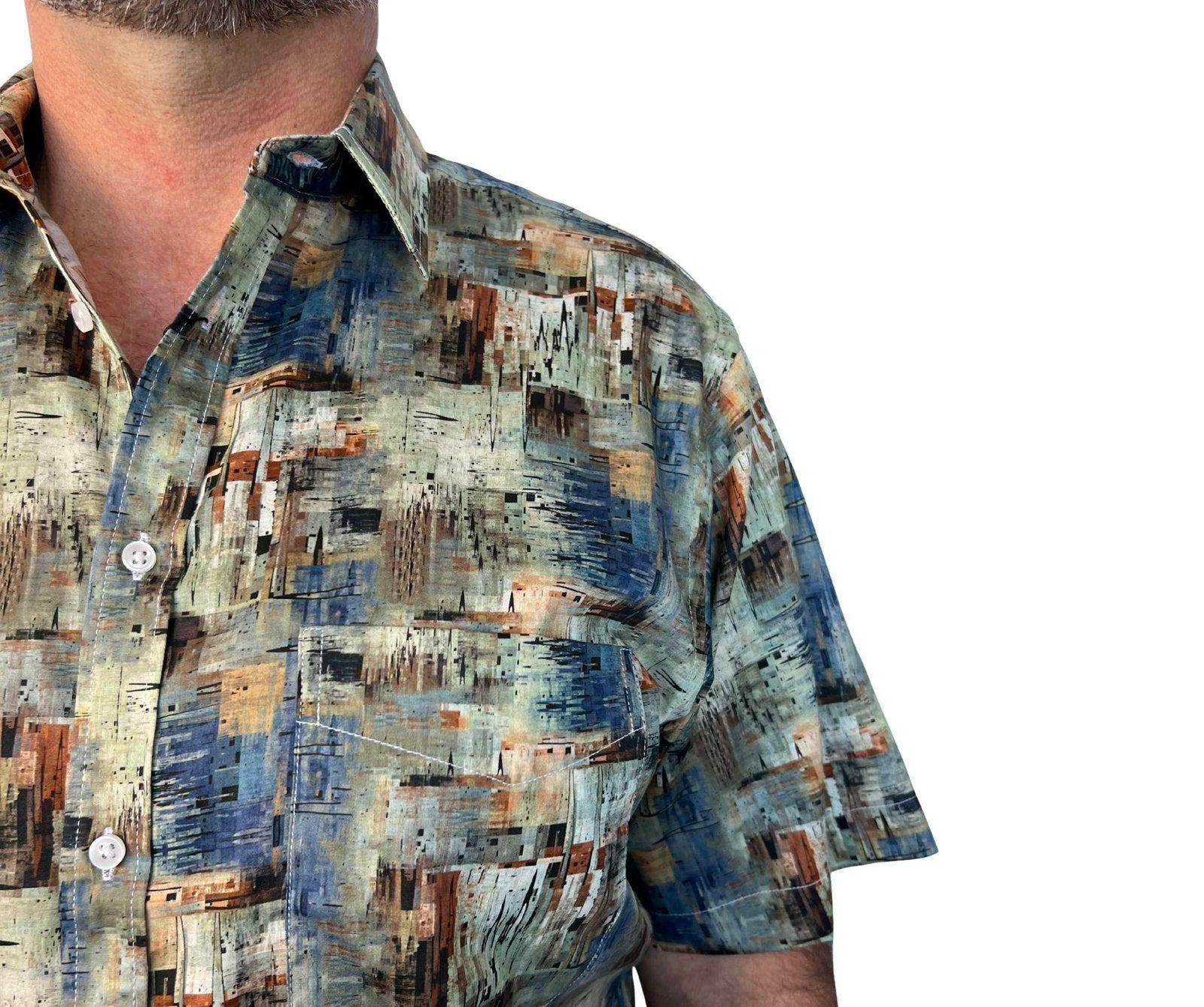 Cipollini Gold Digital Print S/S Shirt