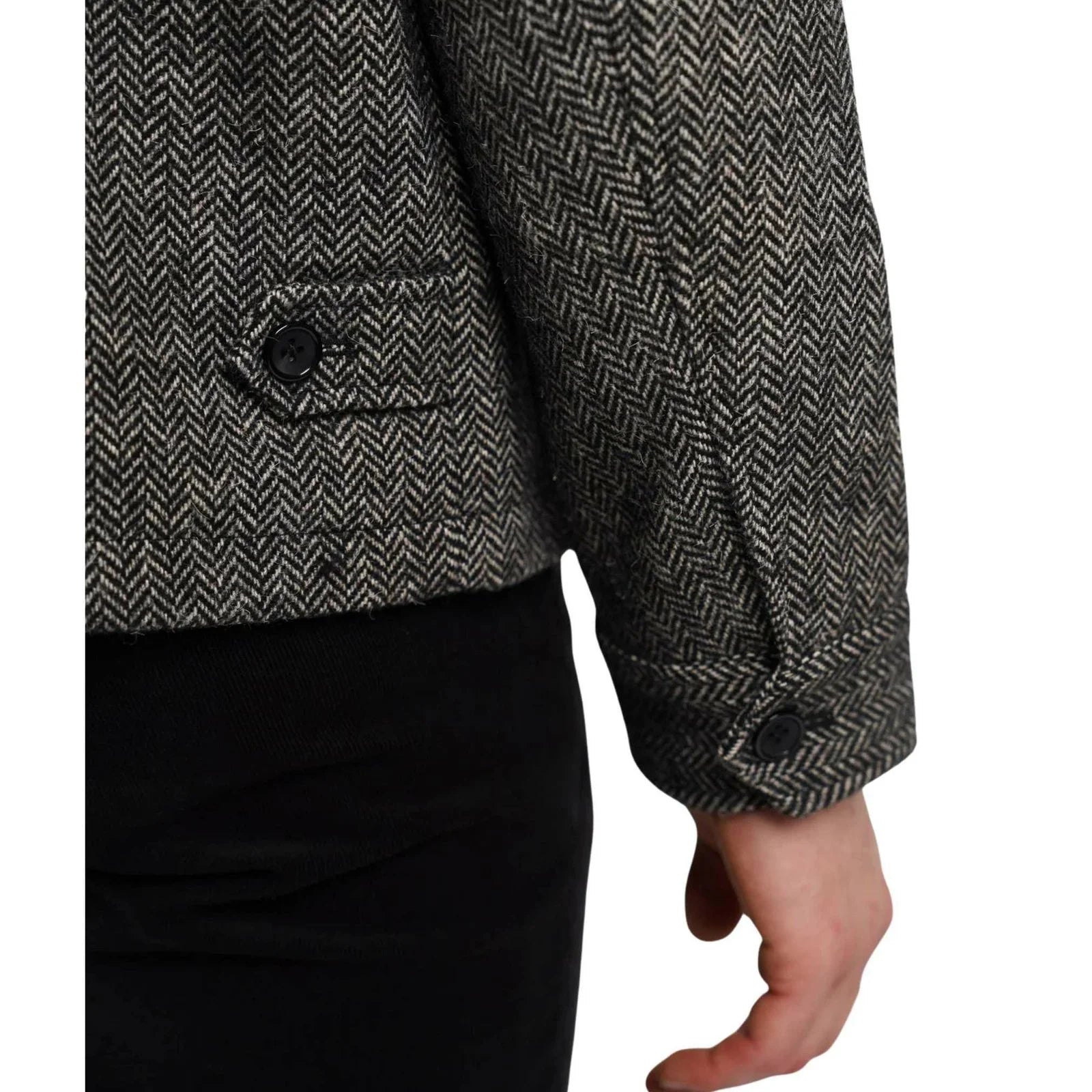 James Harper  Herringbone Zip Jacket