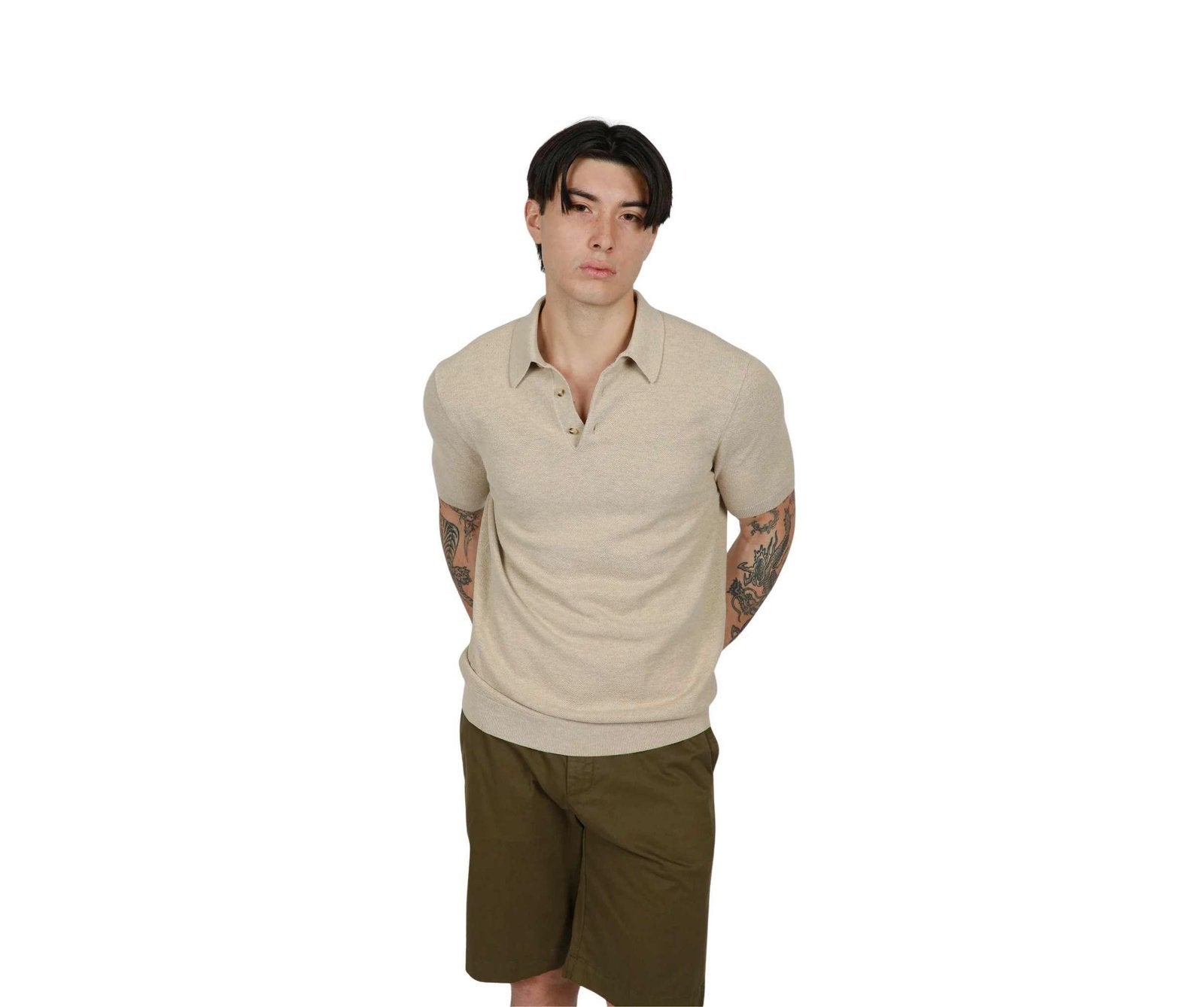 James Harper 3 Button Polo Shirt
