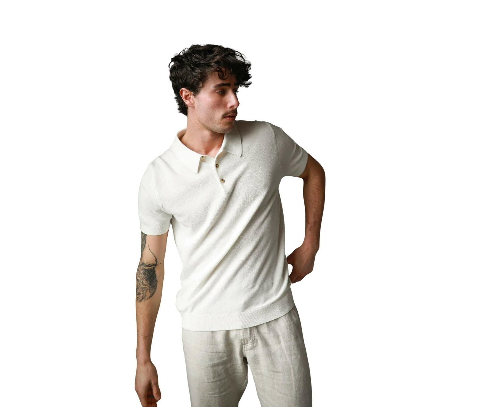 James Harper 3 Button Polo Shirt