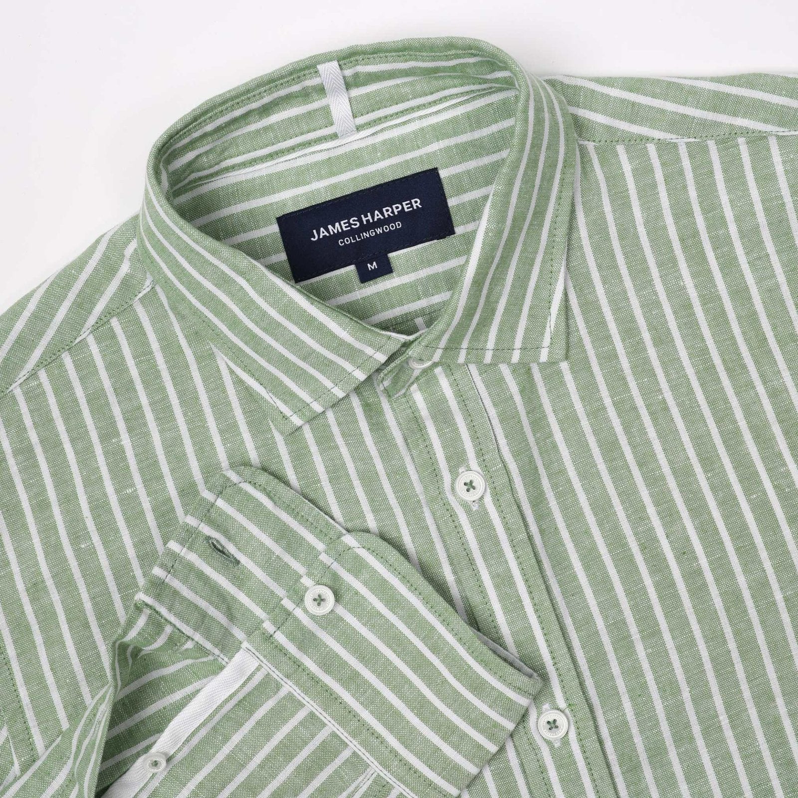 James Harper  Wide Stripe L/S Shirt