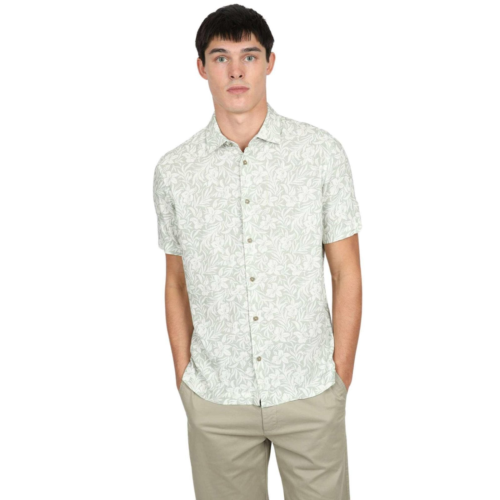 James Harper  Hibiscus Ss Shirt