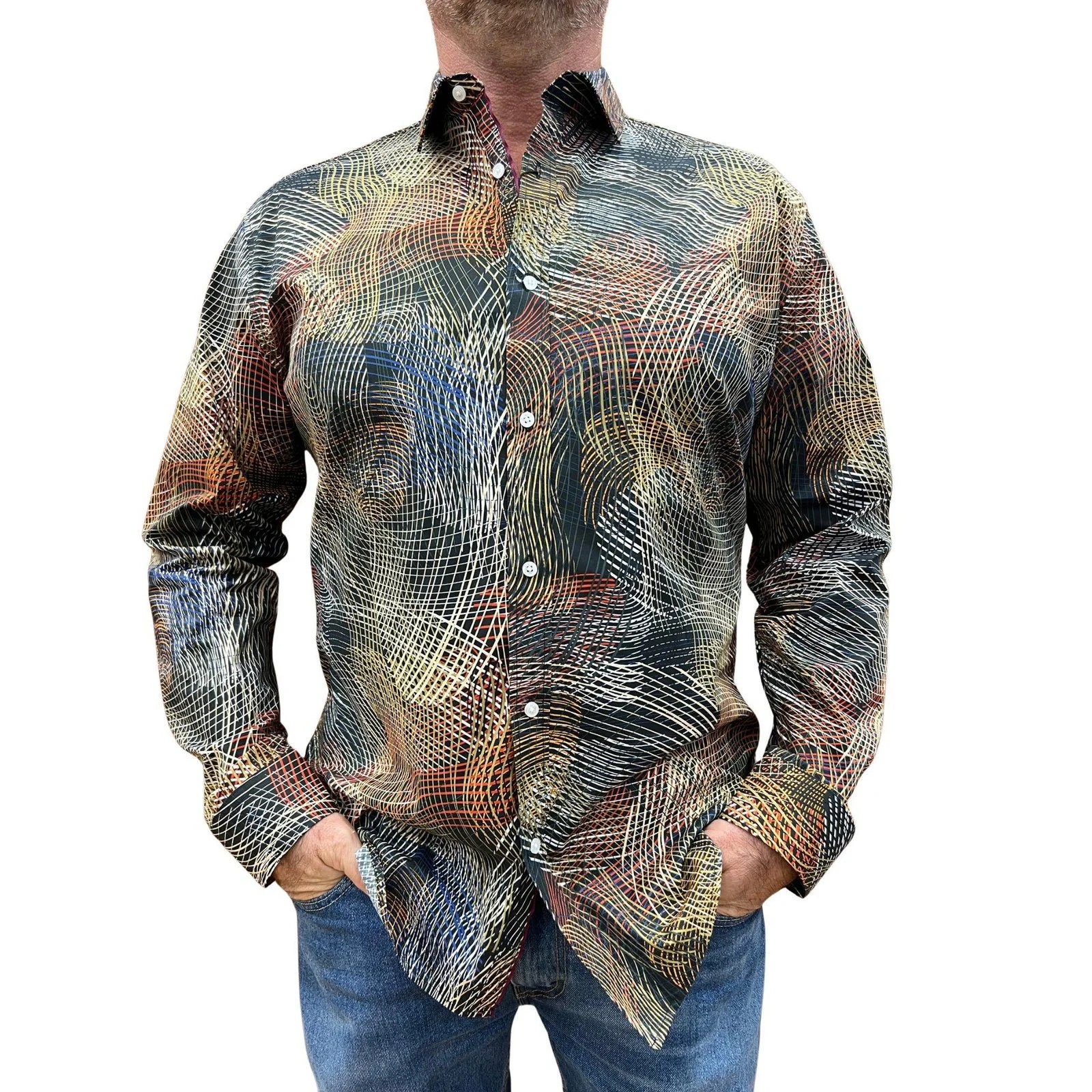 Mechmoto  Circle Print L/S Shirt