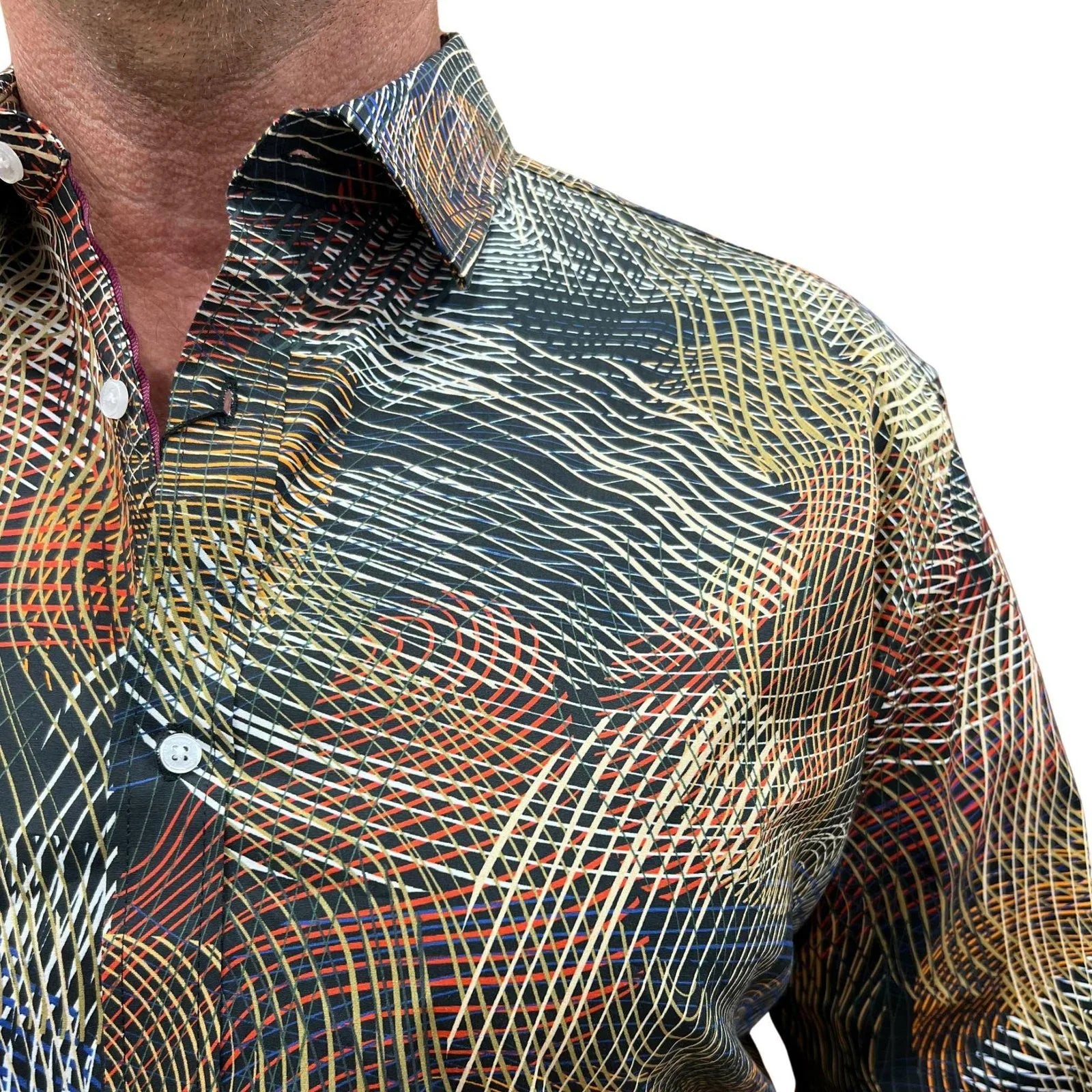 Mechmoto  Circle Print L/S Shirt