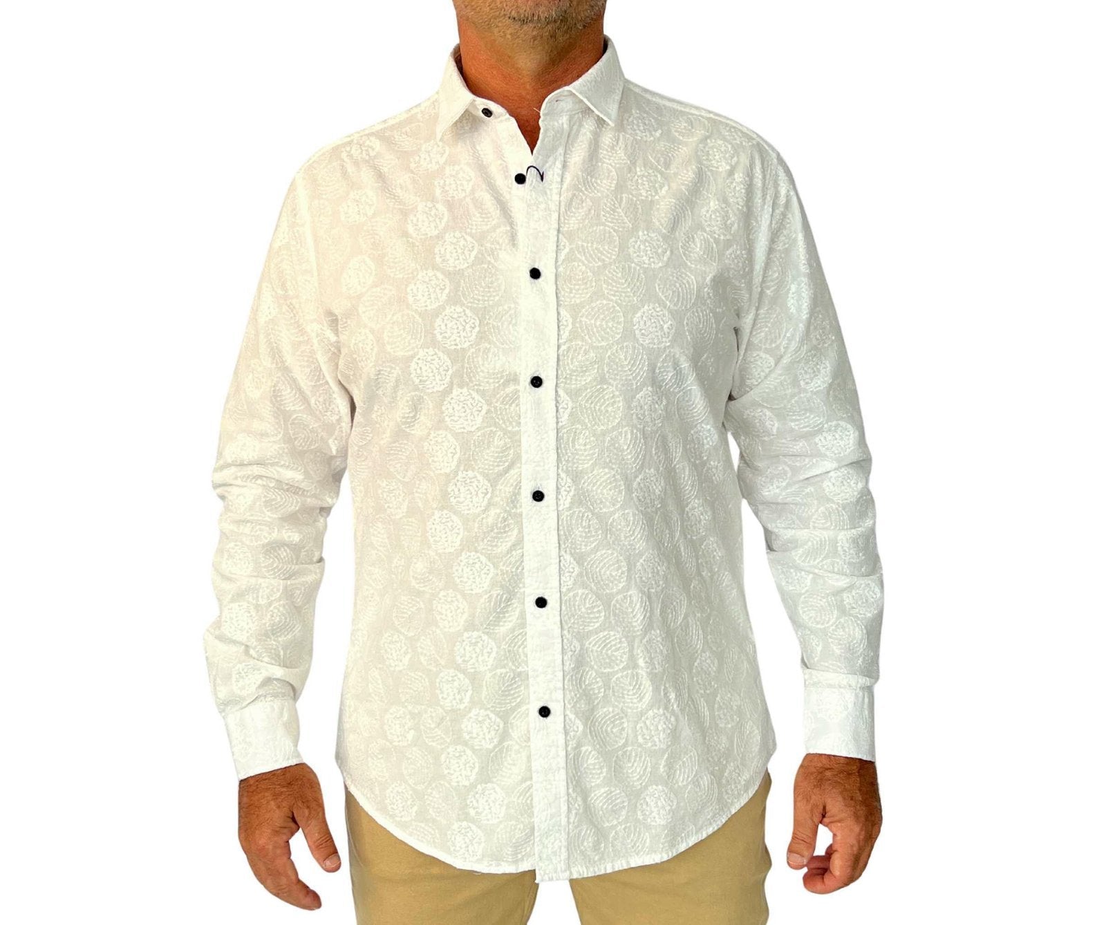 Mechmoto Cotton Embroided L/S Shirt