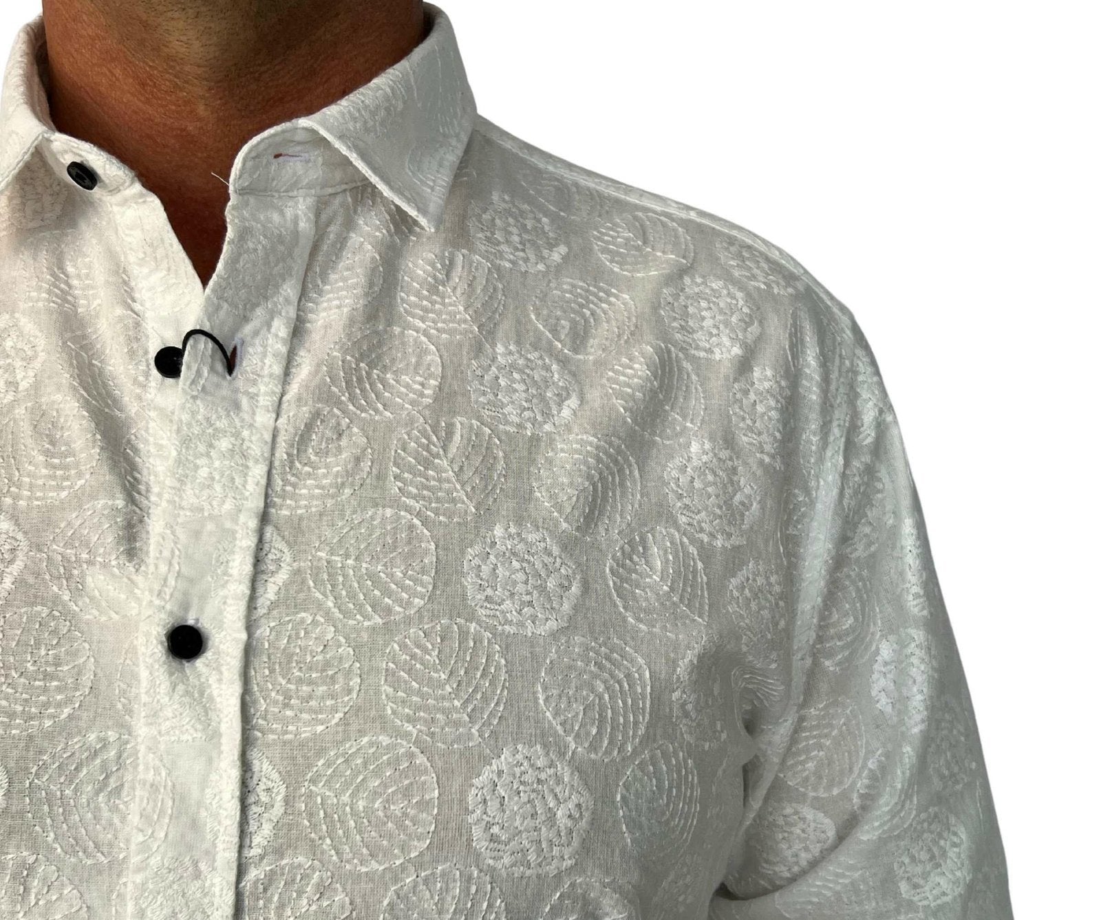 Mechmoto Cotton Embroided L/S Shirt