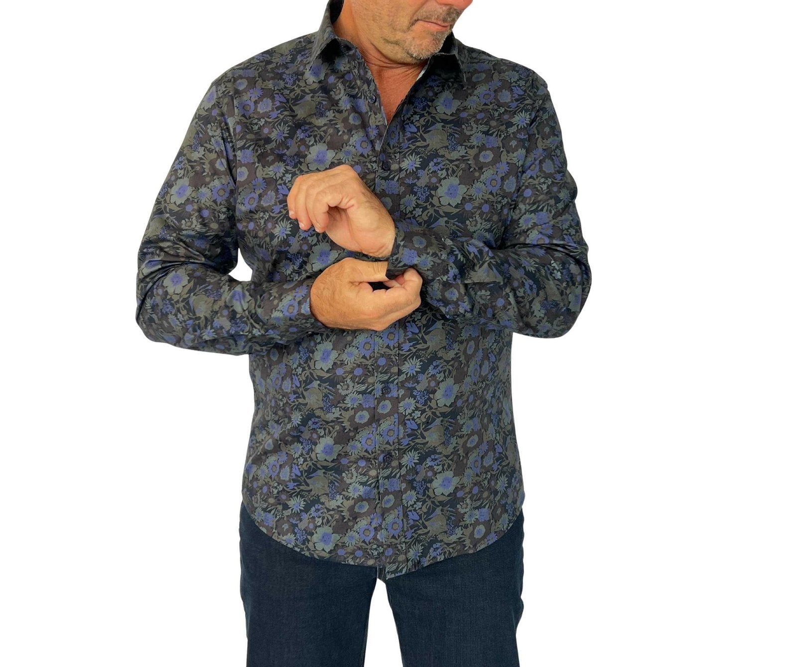 Mechmoto Stretch Floral Shirt