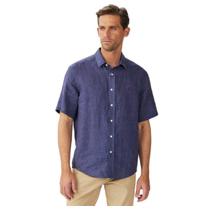 R.M.Williams Newman Linen Ss Shirt