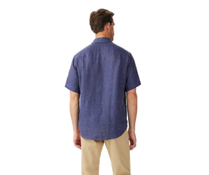 R.M.Williams Newman Linen Ss Shirt