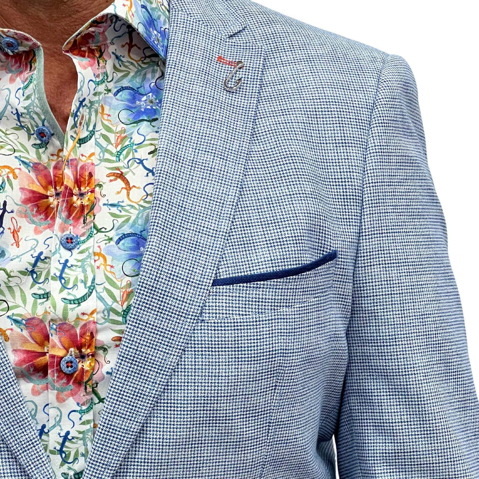 A Fish Named Fred  Small Check Blazer