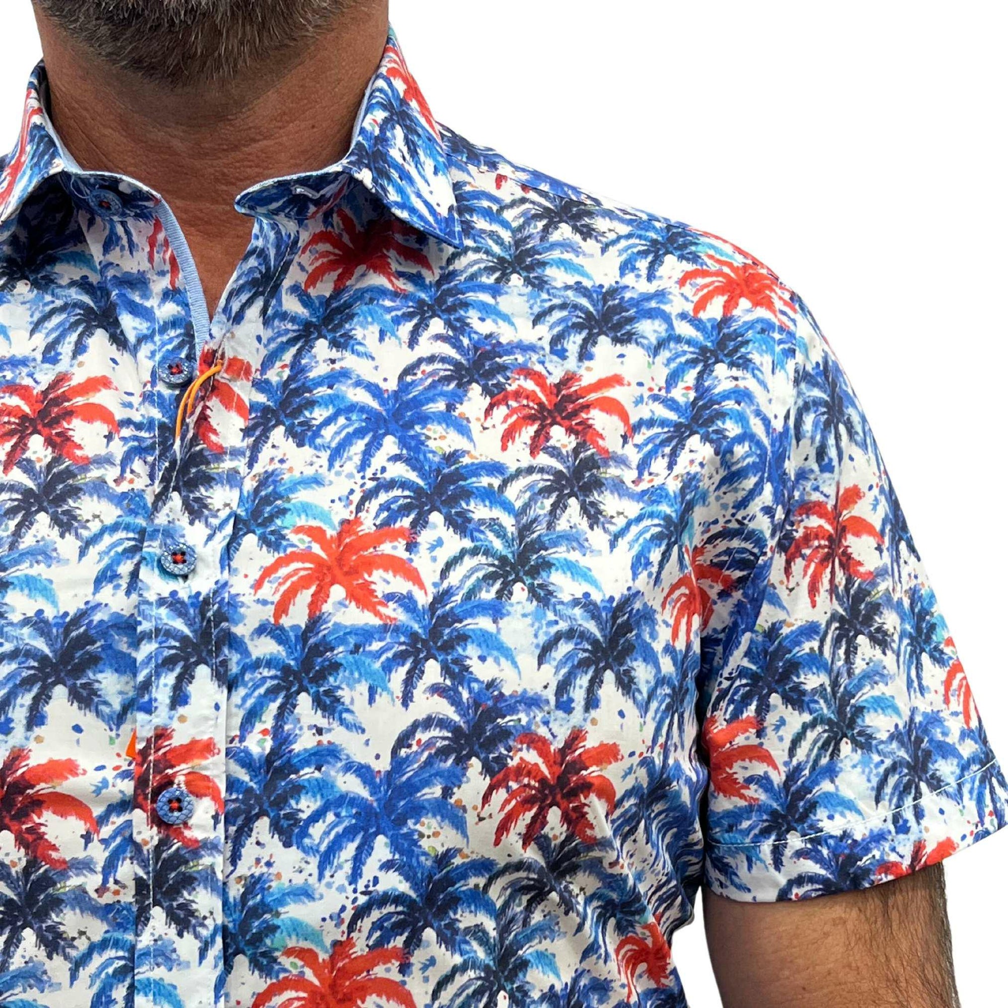 A Fish Named Fred Carnival Light Blu S/S Shirt
