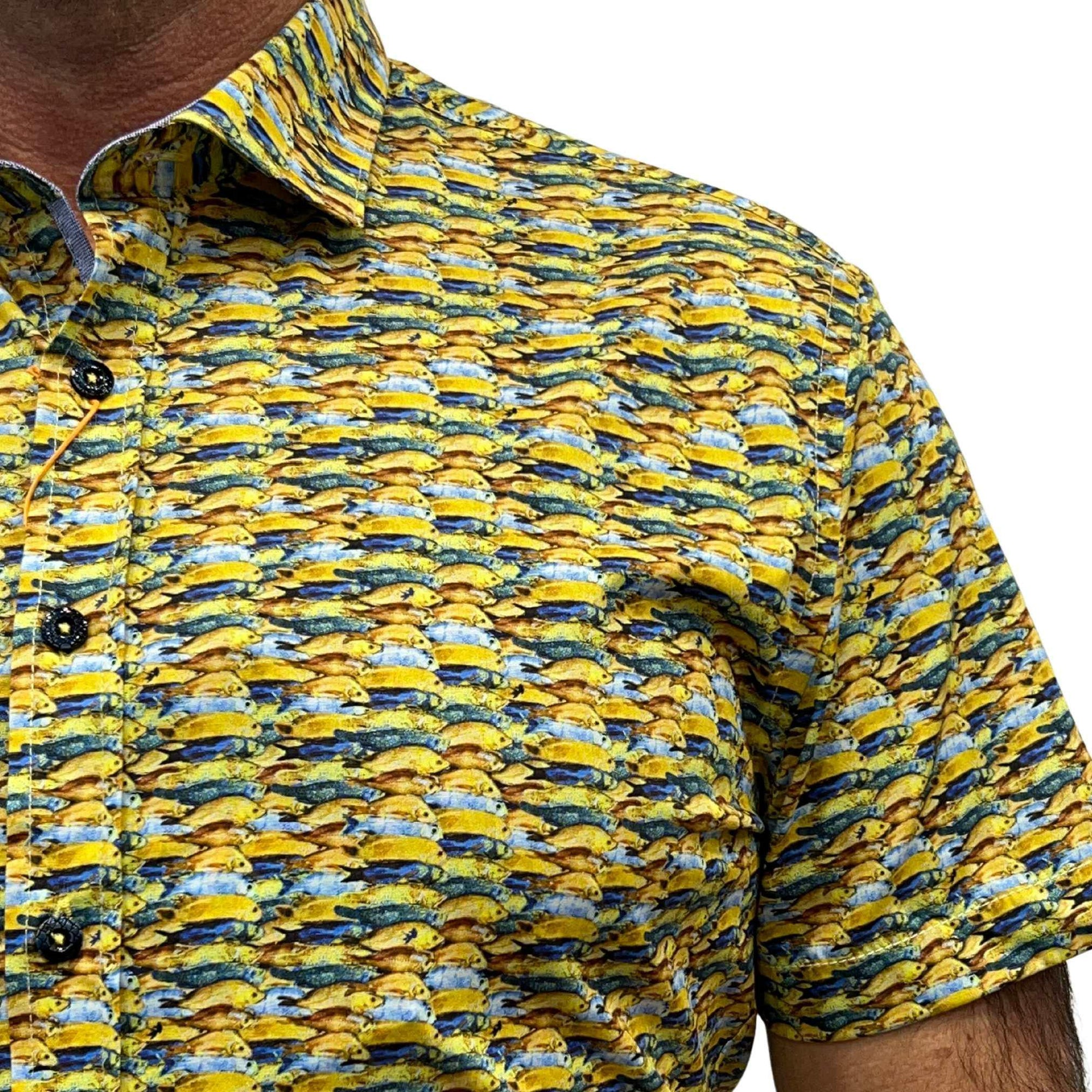 A Fish Named Fred Fish Yellow S/S Shirt