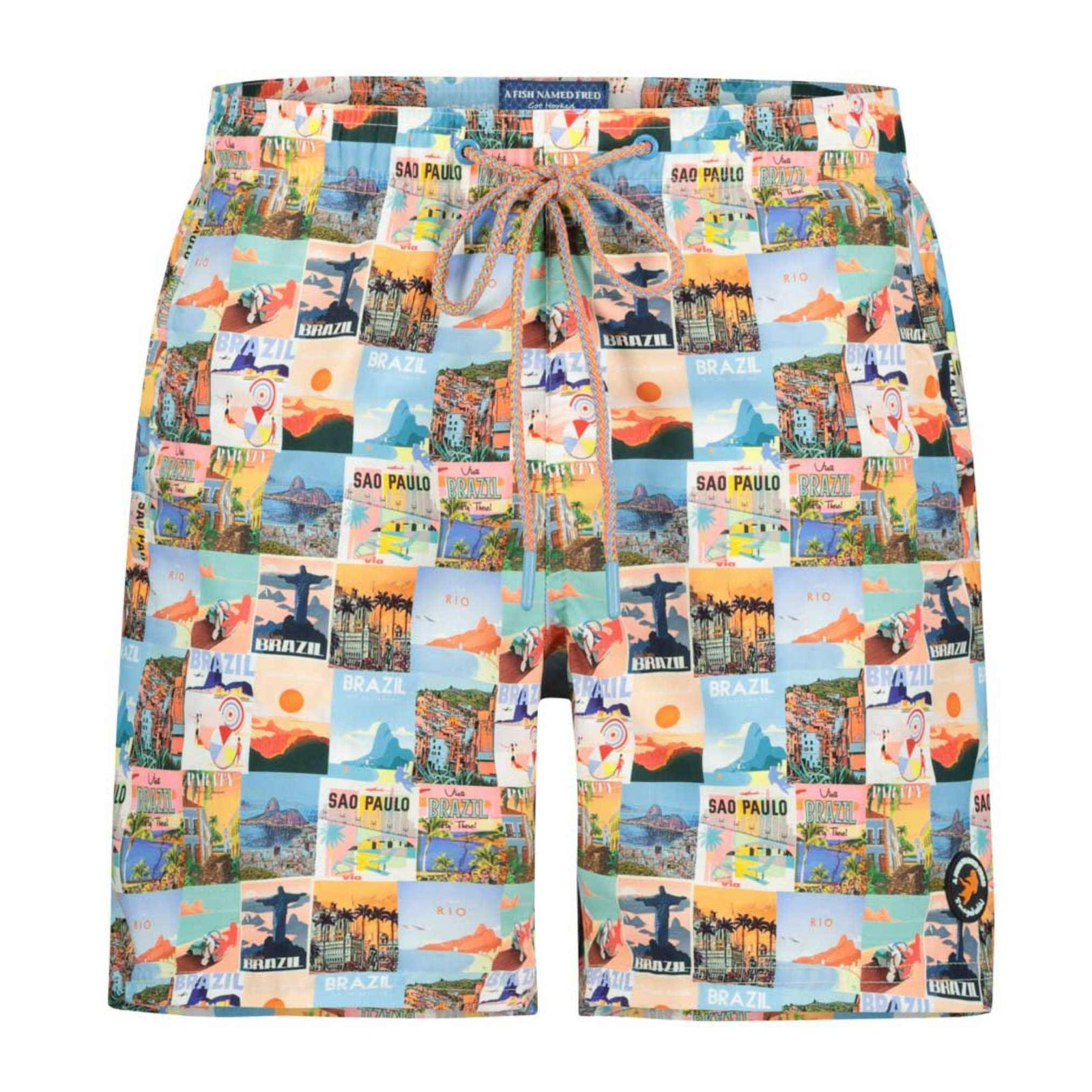 A Fish Named Fred Brazil Posters Swim Short