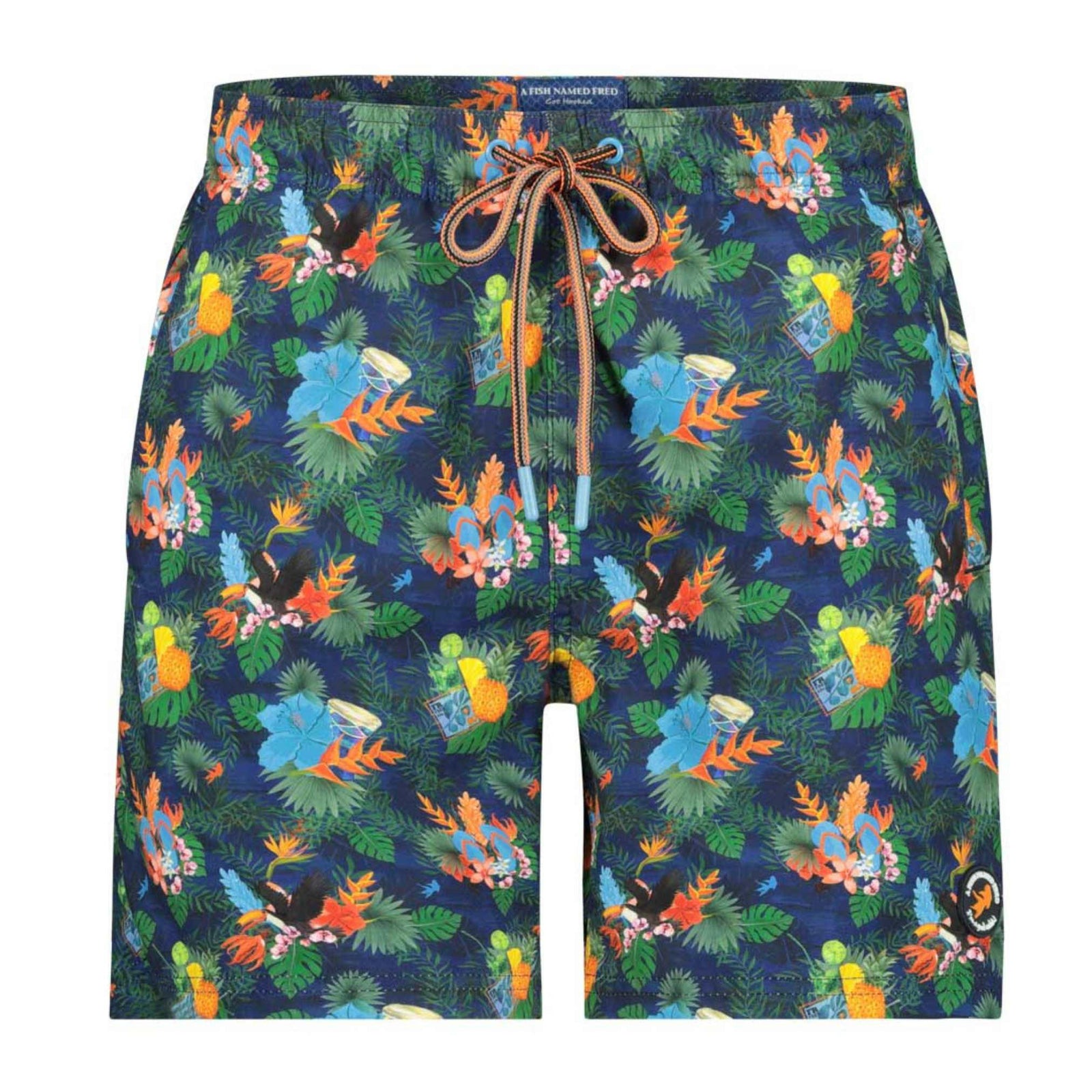 A Fish Named Fred Leaf Story Swim Short