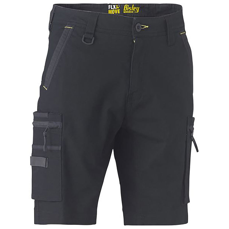 Bisley Flex & Move Stretch Utility Zip Cargo Short