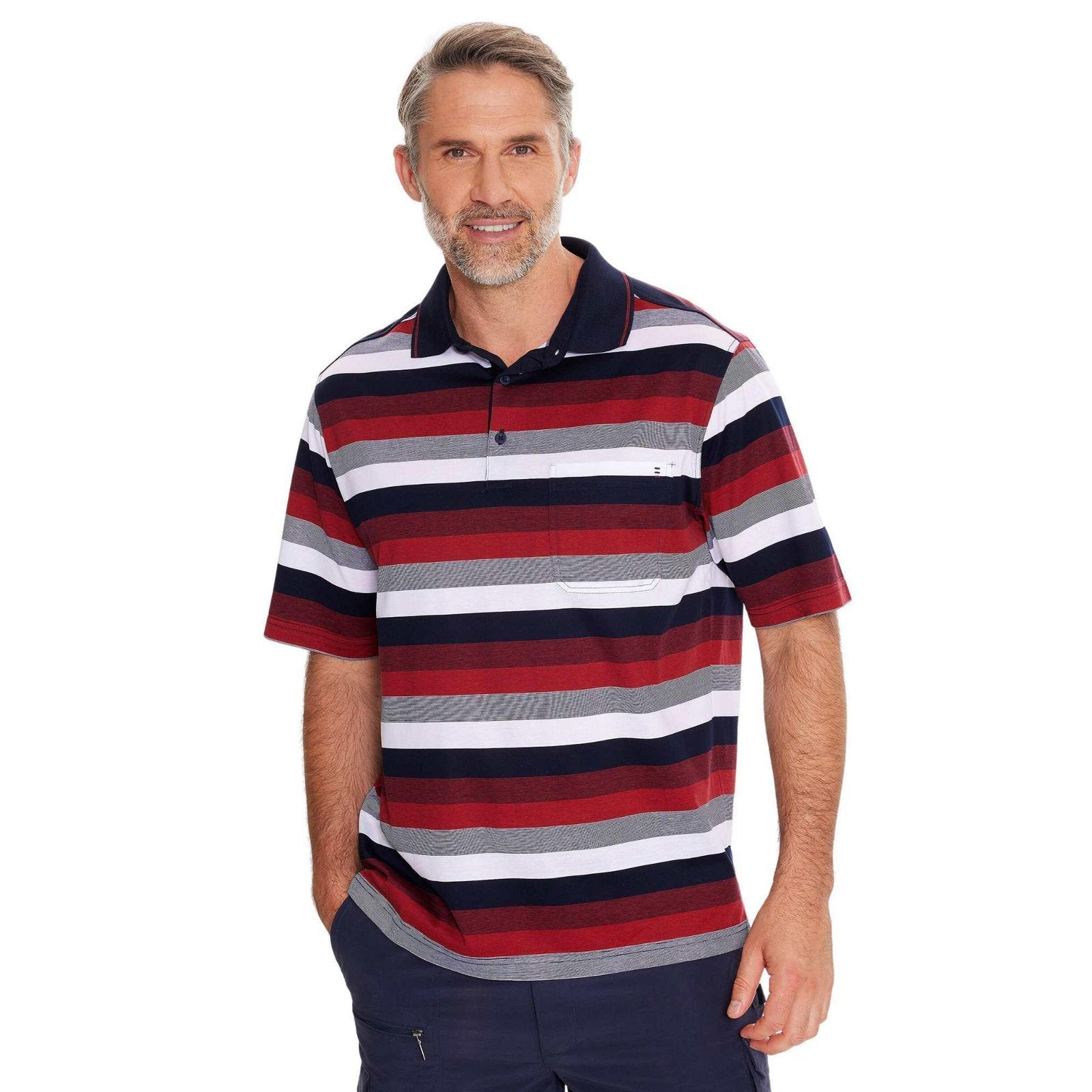 Breakaway  Ked Mercerised Polo