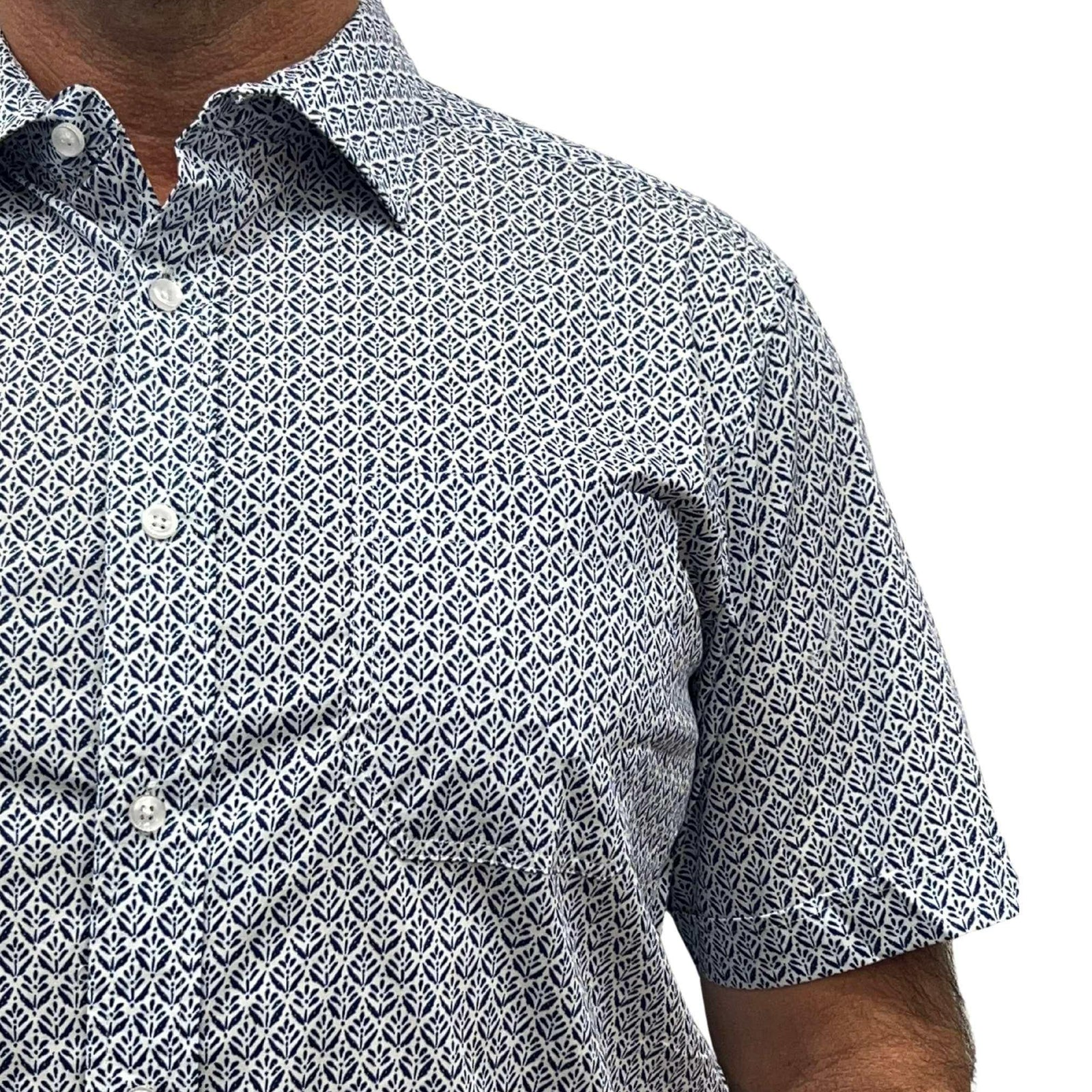 Bridgeport Club Mens Woven S/S Shirt