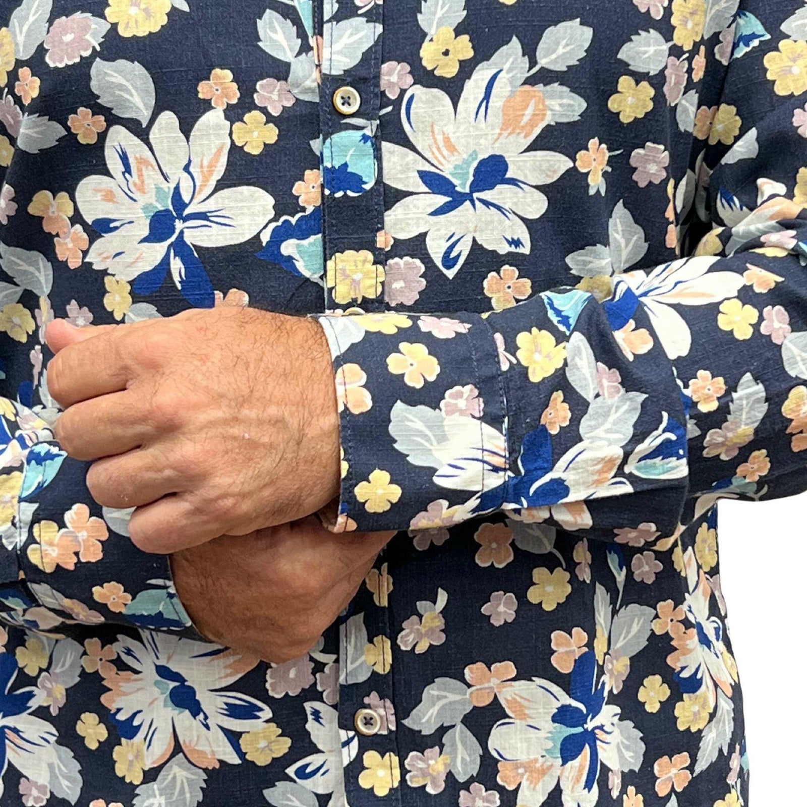 Colours & Sons  Flower Print L/S Shirt