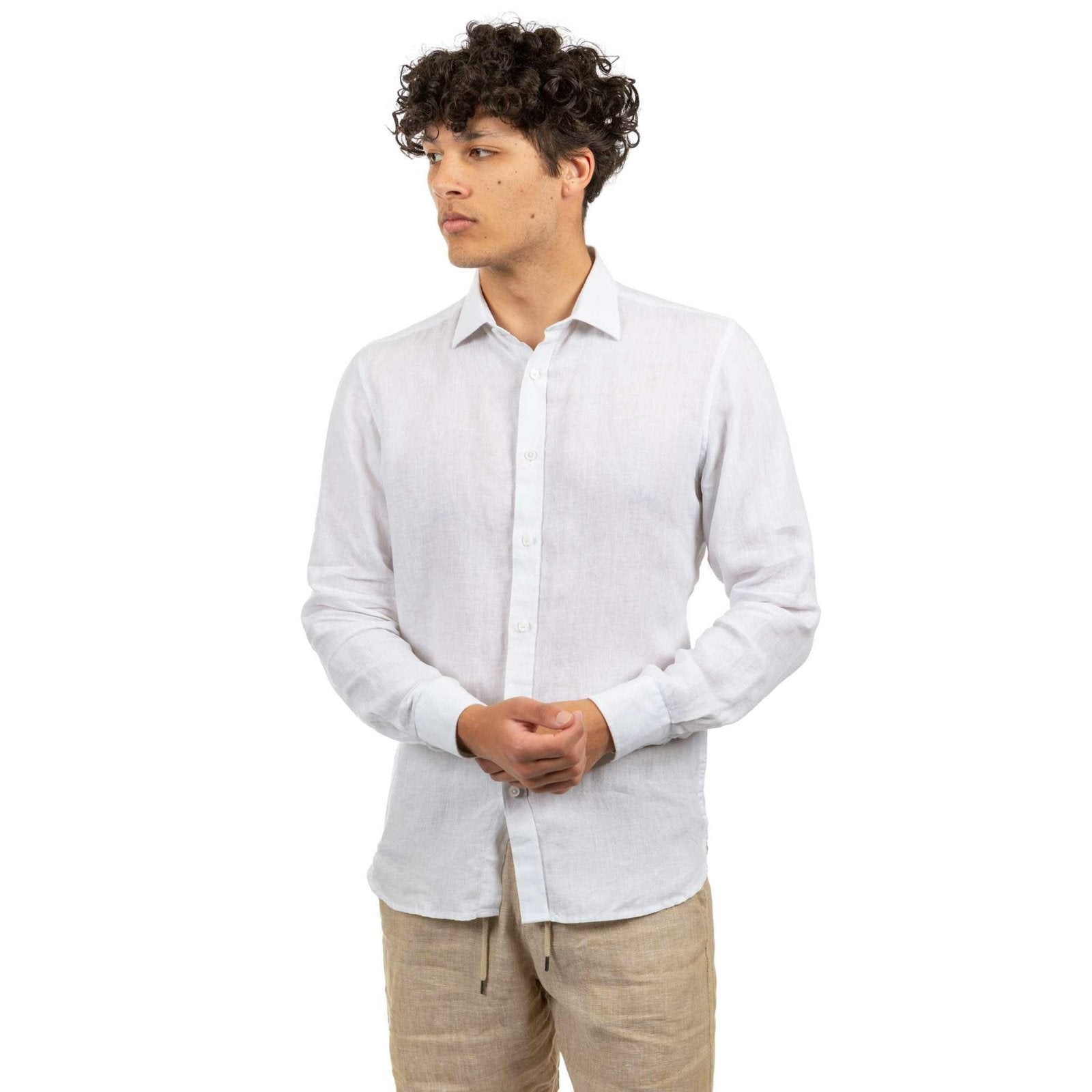 James Harper Linen L/S Shirt