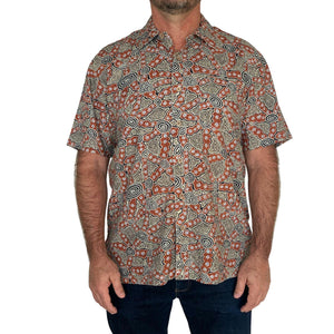 Kingston Grange Bamboo Shirt Jukurrpa Dreaming