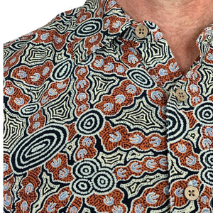 Kingston Grange Bamboo Shirt Jukurrpa Dreaming