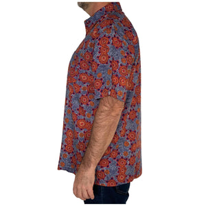 Kingston Grange Bamboo Shirt    Bush Tomato