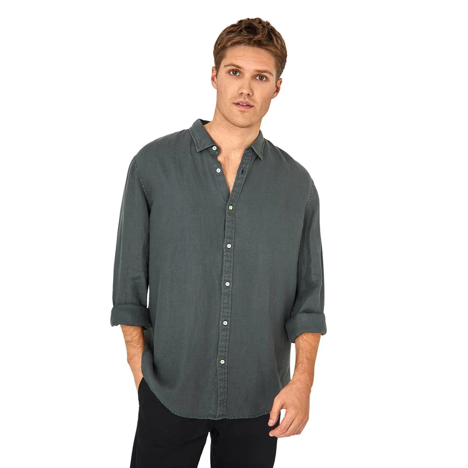 Industrie Trinidad Linen Ls Shirt